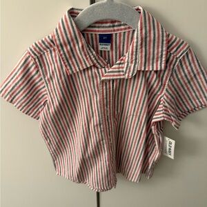 Old Navy Kids Striped Button-Down Shirt